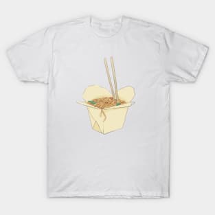 LoMein Noodle Container - Chinese Food T-Shirt